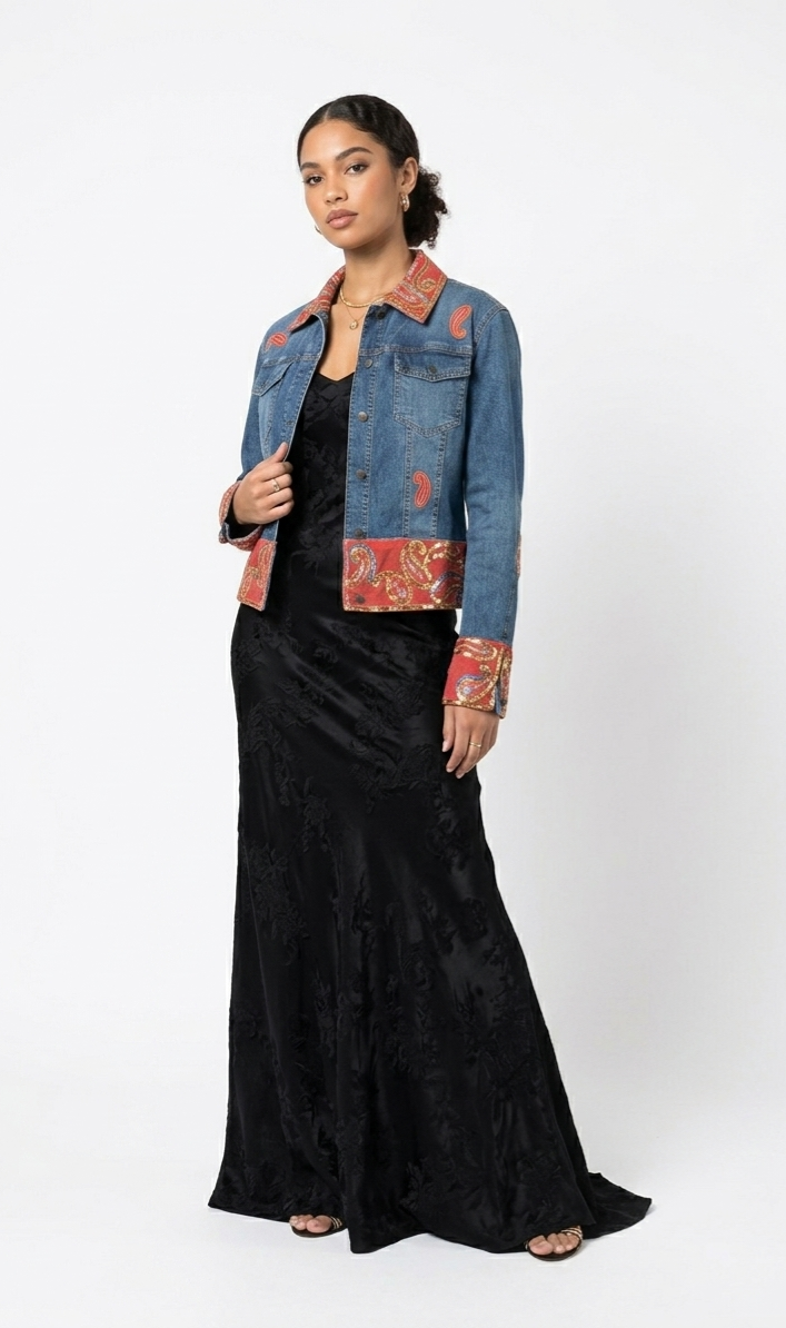 Giacca denim ANGELO MARANI