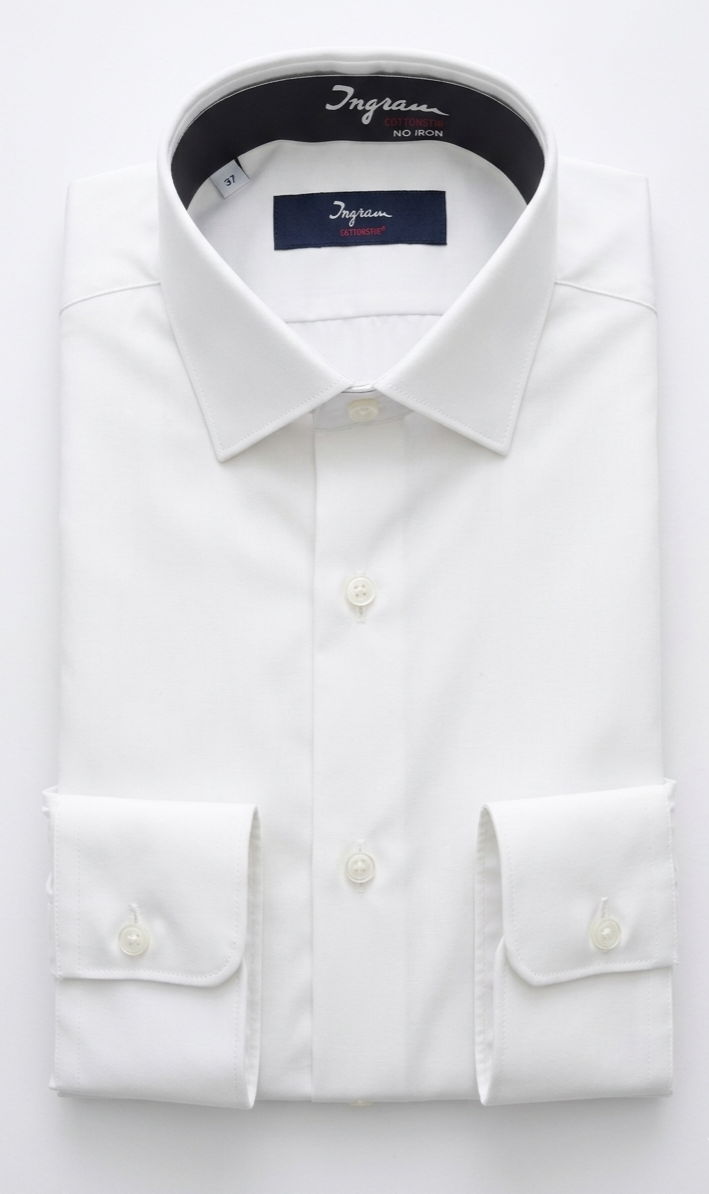 Camicia COTTONSTIR Ingram regolare bianca
