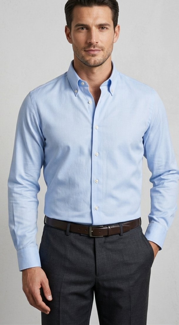 Camicia cotone Ingram regolare BUTTON DOWN