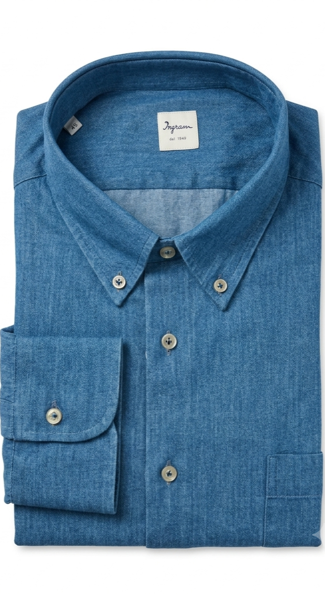 Camicia cotone JEANS Ingram regolare button down