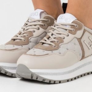 Sneakers platform con swarovski wonder maxi Liu jo