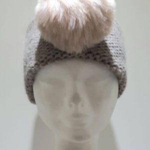 Fascia in lana con applicazione ponpon LA SCIARPERIA