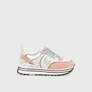 Sneakers in suede con logo Liu jo