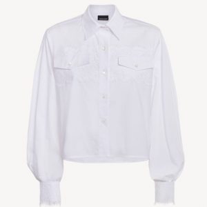 Camicia Con Applicazioni In Pizzo ERMANNO SCERVINO