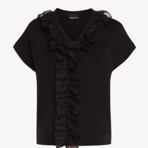 T-Shirt Con Rouches ERMANNO SCERVINO