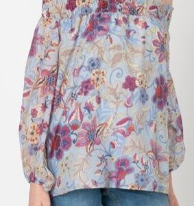 Camicia seta manica fantasia flowers LIU JO