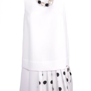 Abito con collana bianco LIU JO