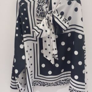 Camicia con sciarpina graphics LIU JO