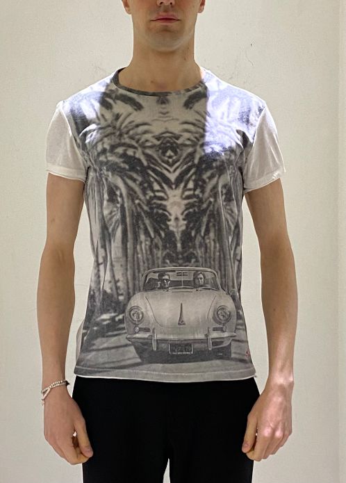 T-shirt  stampa grigio GAUDì