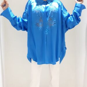 Camicia tinta unita pizzo ERMANNO SCERVINO
