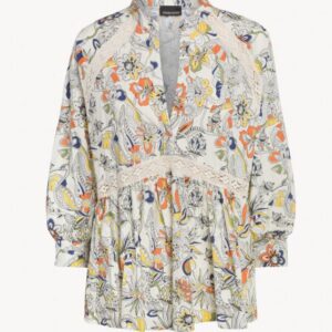 Camicia Batik Con Pizzo ERMANNO SCERVINO
