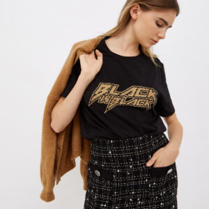 T-shirt con strass LIU JO