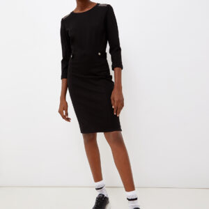 Vestito corto con bottoni logati LIU JO SPORT