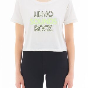 T-shirt ecosostenibile con logo LIU JO