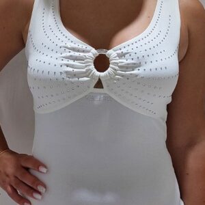 Top con swarovski ANGELO MARANI