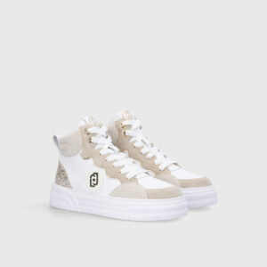 Sneakers basket in pelle BF2079PX106S1414 LIU JO