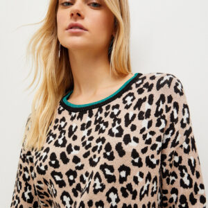 Maglia animalier jacquard LIU JO