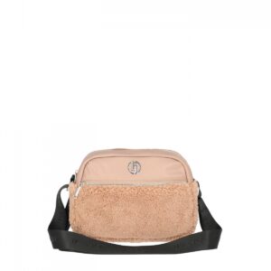 Borsa a mano effetto peluche