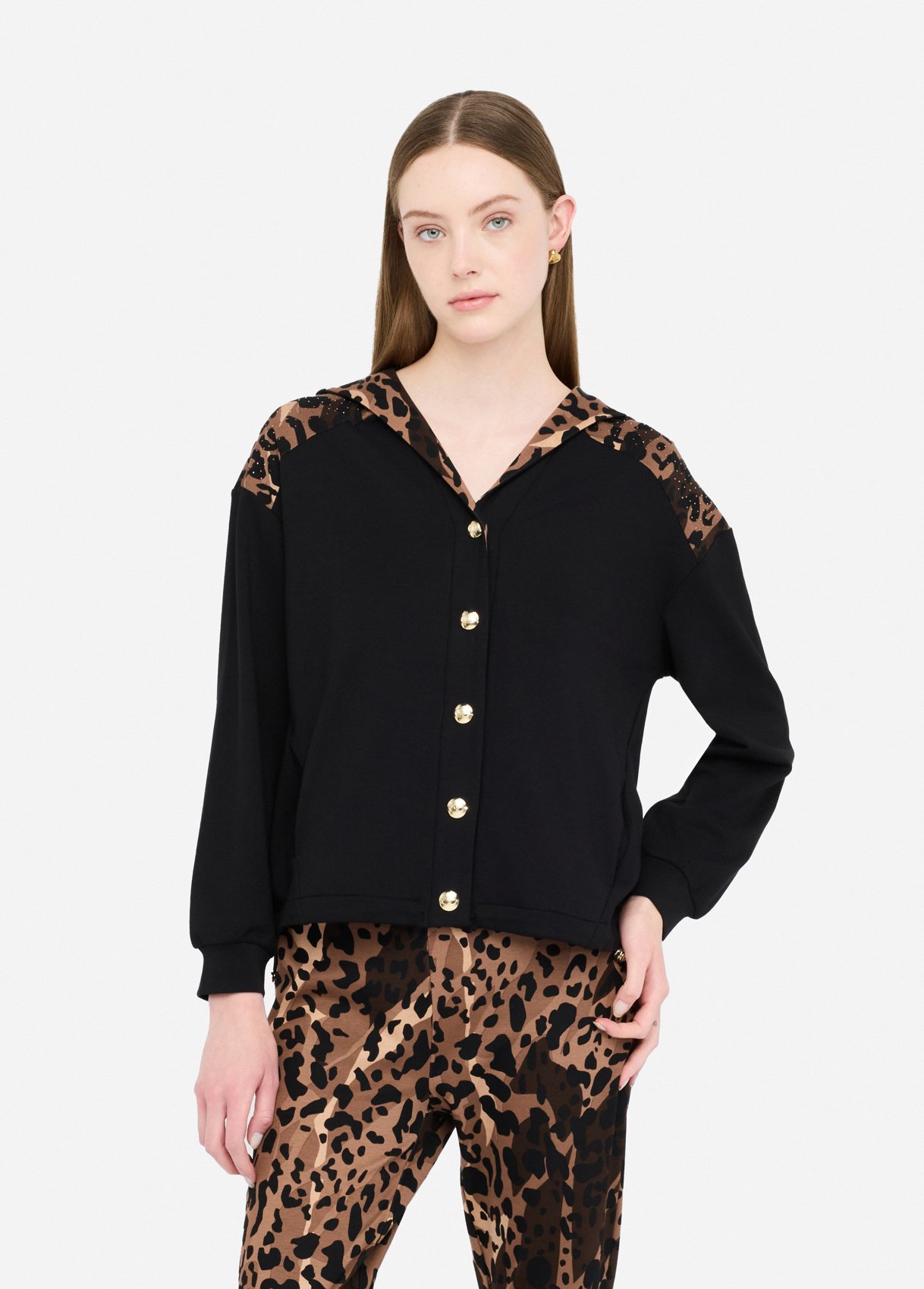 Felpa con bottoni LIU JO